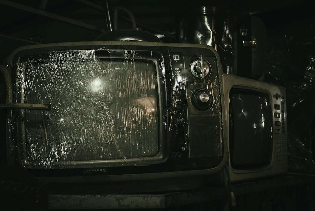 dramatic tv scene