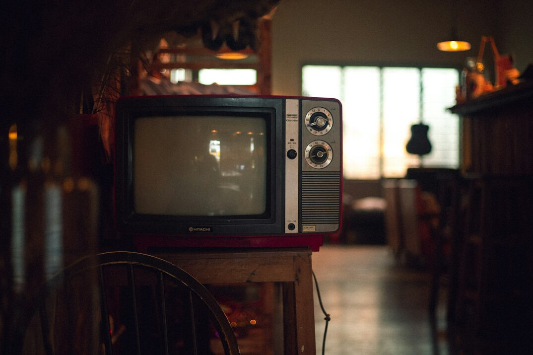 vintage television set
