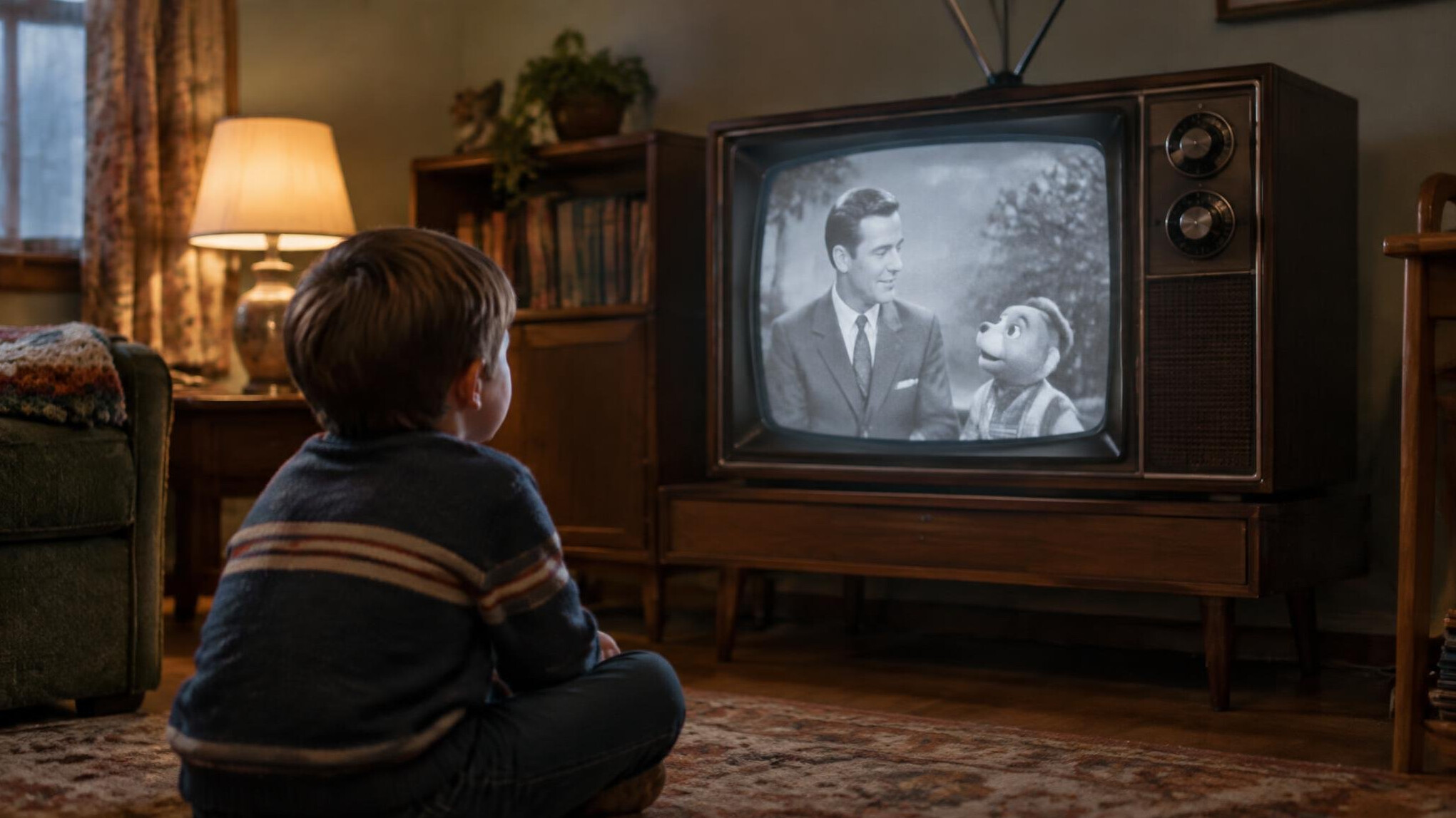 vintage television set